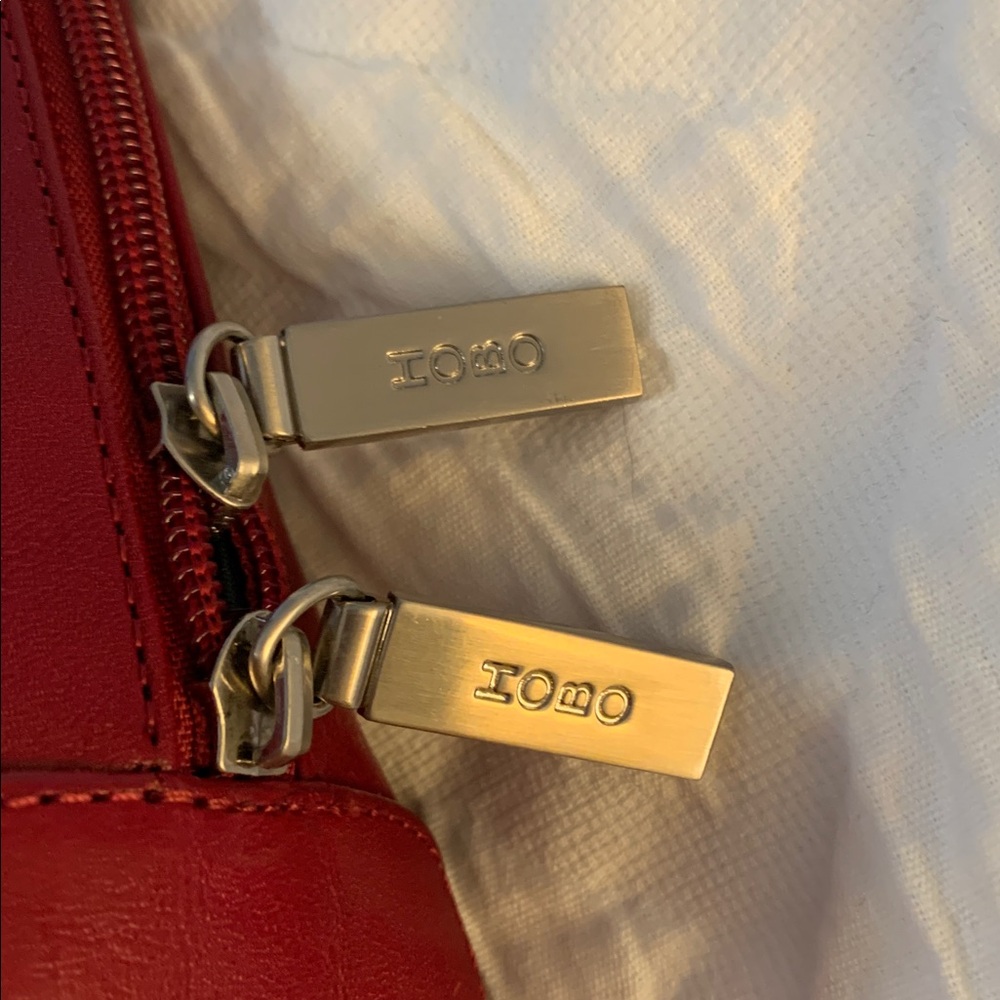 HOBO International red small shoulder bag Y2K leather classic - Picture 6 of 15